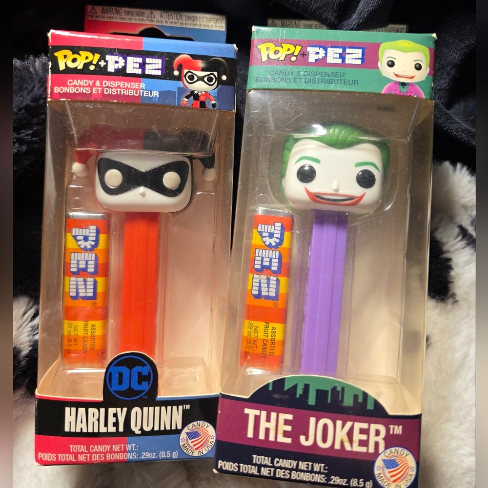 New Limited Edition Funko Pop! Pez DC Comics Harley Quinn Joker DRM 190627 32631